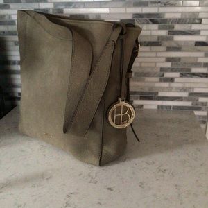 New Henri Bendel Parker Hobo color is dark green - New with tag and dust bag